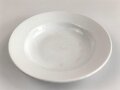 Heer, Kantinenporzellan Suppenteller, datiert 1937, Hersteller Hutschenreuther Hohenberg, Durchmesser 24cm, gebraucht