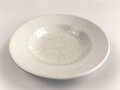 Heer, Kantinenporzellan Suppenteller, datiert 1939, Hersteller Rhenania Duisdorf-Bonn, Durchmesser 23cm, gebraucht