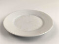 Heer, Kantinenporzellan flacher Teller, datiert 1941, Hersteller W Bavaria, Durchmesser 23,5cm, gebraucht