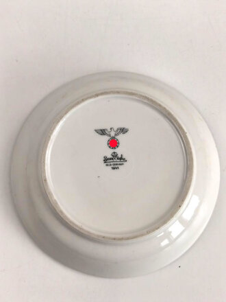 Heer, Kantinenporzellan kleine Schale, Hersteller Rosenthal Selb-Germaany 1941, Durchmesser 16,5 cm, gebraucht
