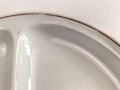 Deutsche Arbeitsfront, Kantinenporzellan Menüteller Durchmesser 27cm, Hersteller Hutschenreuther Selb Bavaria, gebraucht