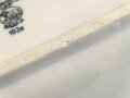 Heer, Kantinenporzellan große, eckige Schale, Kantenlänge 26,5cm, Hersteller Hutschenreuther Selb Bavaria 1938. Gebraucht