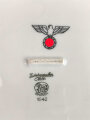 Heer, Kantinenporzellan große, eckige Schale, Kantenlänge 26,5cm, Hersteller Hutschenreuther Selb Bavaria 1940. Gebraucht