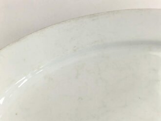 Heer, Kantinenporzellan große Vorlegeplatte, Gesamtlänge 41cm, Hersteller Rosenthal 1939, Gebraucht