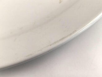 Luftwaffe, Kantinenporzellan große Vorlegeplatte, Gesamtlänge 41cm, Hersteller Bauscher Weiden 1941. Gebraucht