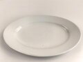 Luftwaffe, Kantinenporzellan große Vorlegeplatte, Gesamtlänge 41cm, Hersteller Bauscher Weiden 1941. Gebraucht