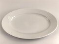 Heer, Kantinenporzellan große Vorlegeplatte, Gesamtlänge 41cm, Hersteller Königszelt 1938, Gebraucht
