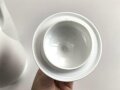 Heer, Kantinenporzellan Kaffeekanne, Hersteller Bavaria 1942, Höhe 24cm mit Deckel, diser wohl ursprünglich nicht zugehörig, gebraucht