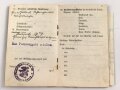 1. Weltkrieg, Militärpaß eines Angehörigen zunächst Infanterie Regiment 69.