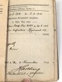 1. Weltkrieg, Militärpaß eines Angehörigen zunächst Feldartillerie Regiment 27. Frankreichfeldzug