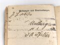 1. Weltkrieg, Militärpaß eines Angehörigen zunächst Feldartillerie Regiment 27. Frankreichfeldzug
