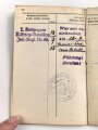 1. Weltkrieg, Militärpaß eines Angehörigen zunächst Feldartillerie Regiment 27. Frankreichfeldzug