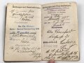 1. Weltkrieg, Militärpaß eines Angehörigen Landsturm Infanterie Batl. Wahn.