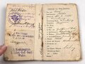 1. Weltkrieg, Militärpaß eines Angehörigen Landsturm Infanterie Batl. Wahn.