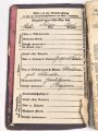 1. Weltkrieg, Militärpaß eines Angehörigen Landsturm Infanterie Batl. Wahn.