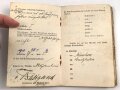1. Weltkrieg, Militärpaß eines Angehörigen Landsturm Infanterie Batl. Wahn.