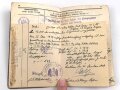 1. Weltkrieg, Militärpaß eines Angehörigen Landsturm Infanterie Batl. Wahn.