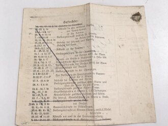 1. Weltkrieg, Militärpaß eines Angehörigen Ersatz Btl. Infanterie Regiment 117. Flandern, Champagne, Argonnen, Hessische Tapferkeitsmedaille, Eisernes Kreuz II. Klasse