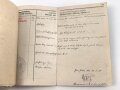 1. Weltkrieg, Militärpaß eines Angehörigen Ersatz Btl. Infanterie Regiment 117. Flandern, Champagne, Argonnen, Hessische Tapferkeitsmedaille, Eisernes Kreuz II. Klasse