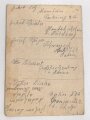 1. Weltkrieg, Militärpaß eines Angehörigen Ersatz Btl. Infanterie Regiment 117. Flandern, Champagne, Argonnen, Hessische Tapferkeitsmedaille, Eisernes Kreuz II. Klasse