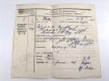 1. Weltkrieg, Militärpaß eines Angehörigen Ersatz Btl. Infanterie Regiment 117. Flandern, Champagne, Argonnen, Hessische Tapferkeitsmedaille, Eisernes Kreuz II. Klasse