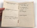 1. Weltkrieg, Militärpaß eines Angehörigen Ersatz Btl. Infanterie Regiment 117. Flandern, Champagne, Argonnen, Hessische Tapferkeitsmedaille, Eisernes Kreuz II. Klasse
