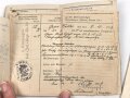 1. Weltkrieg, Militärpaß eines Angehörigen Ersatz Btl. Infanterie Regiment 117. Flandern, Champagne, Argonnen, Hessische Tapferkeitsmedaille, Eisernes Kreuz II. Klasse