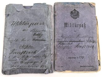 1. Weltkrieg, Militärpaß eines einjährig...