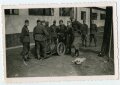 Angehörige der Nachrichtentruppe, Maße 9,5 x 6 cm