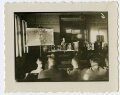 Foto Schulungsraum Wehrmacht für Funktechnik, Maße etwa 6 x 7cm