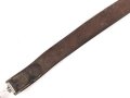 Koppel für Angehörige des Heeres. Eisenschloss lackiert datiert 1941. Ungereinigt. Länge des Lederkoppel 98cm
