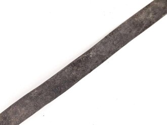 1.Weltkrieg Preussen. Koppel für Mannschaften, Eisenschloss lackiert, Länge des Riemen 103cm, ungereinigt