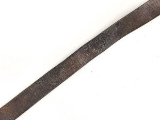 1.Weltkrieg Preussen. Koppel für Mannschaften, Eisenschloss lackiert, Länge des Riemen 103cm, ungereinigt