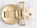 Leibriemenschloss für politische Leiter der NSDAP. Ungetragenes Leichtmetallstück mit RZM Etikett. Hersteller M4/39