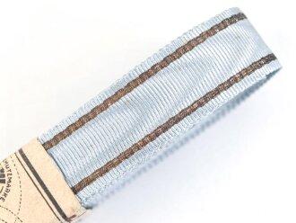 Bulgarien, Bündel Ordensband für die Bandspange. Breite 15mm, in der originalen Banderole, laut dieser 10 Meter