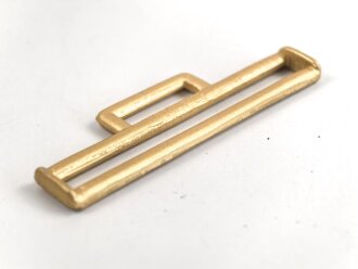 Hakenfang für eine Feldbinde für politische Leiter der NSDAP. Aluminium eloxiert, RZM M4/39. Sie erhalten ein ( 1 ) Stück