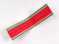 Bulgarien, Ordensband zur Kriegserinnerungsmedaille 1914-1918. Breite 25mm, Länge 65cm