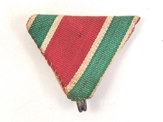 Bulgarien, Dreiecksband zur Kriegserinnerungsmedaille...