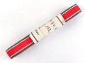 Bulgarien, Ordensband für die Bandspange zur Kriegserinnerungsmedaille 1914-1918. Breite 15mm, sie erhalten je 10cm von der Rolle abgeschnitten.