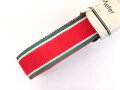 Bulgarien, Ordensband für die Bandspange zur Kriegserinnerungsmedaille 1914-1918. Breite 15mm, sie erhalten je 10cm von der Rolle abgeschnitten.