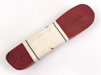 Bulgarien, Bündel Ordensband für die Bandspange zur Kriegserinnerungsmedaille 1914-1918. Breite 15mm, in der originalen Banderole, laut dieser 10 Meter