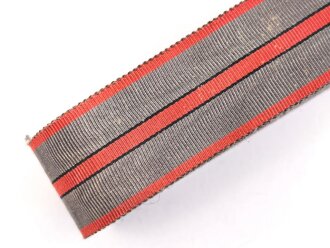 Österreich, Band zur  Verwundetenmedaille für einmalige Verwundung. Breite 25mm, sie erhalten je 15cm von der Rolle abgeschnitten