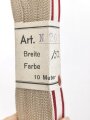 Österreich, Bündel Band zur Bandspange des Jubiläumskreuz 1908. Breite 15mm, in der originalen Banderole, laut dieser 10 Meter
