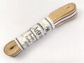 Rumänien, Bündel Band zur Bandspange des Sanitäts Verdienstkreuz. Breite 15mm, in der originalen Banderole, laut dieser 5 Meter