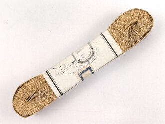 Rumänien, Bündel Band zur Bandspange des Sanitäts Verdienstkreuz. Breite 15mm, in der originalen Banderole, laut dieser 6 Meter