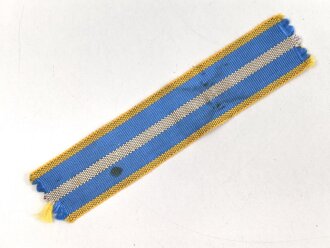 Rumänien, Band zum Verdienstorden der Luftwaffe (Ordinul "Virtutea Aeronauticã"). Breite 25mm, Länge 12cm
