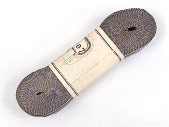 Rumänien, Bündel Band für die Bandspange zum Verdienstorden der Luftwaffe (Ordinul "Virtutea Aeronauticã"). Breite 15mm, in der originalen Banderole, laut dieser 15 Meter