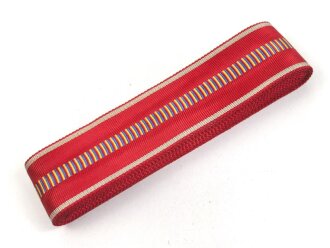 Rumänien, Band zur Medaille Feldzug gegen den Kommunismus. Breite 30mm, sie erhalten je 15cm von der Rolle abgeschnitten