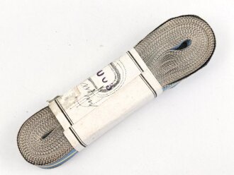 Rumänien, Bündel Ordensband für eine Bandspange. Breite 15mm, in der originalen Banderole, laut dieser 10 Meter