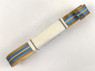 Rumänien, Bündel Ordensband für eine Bandspange. Breite 15mm, in der originalen Banderole, laut dieser 10 Meter